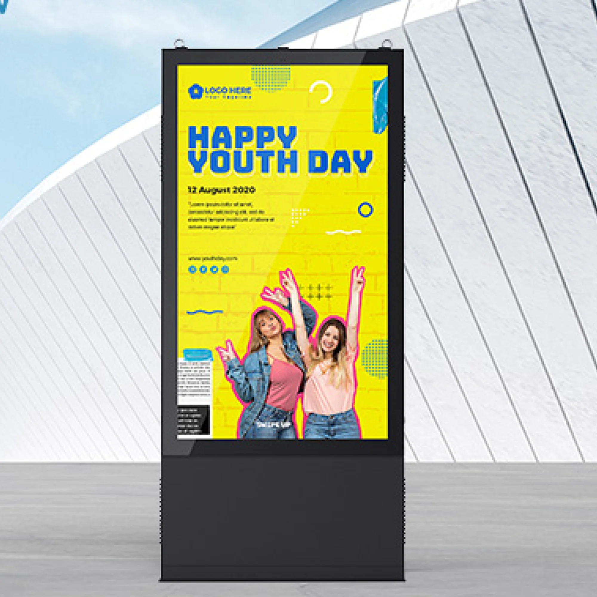 Outdoor Floor Stand Digital Signage -F150P - Image 3